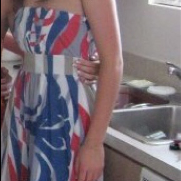 SOLD ::::: Strapless summer dress - Picture 4 of 4